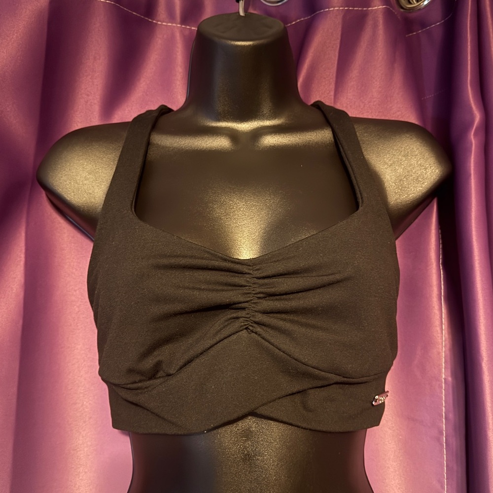 Bombshell Sportswear Angel Sports Bra Black L